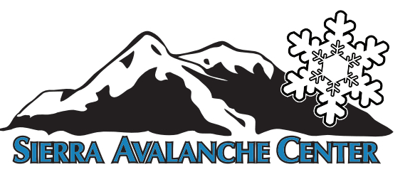 Sierra Avalanche Center logo with mountains and snowflake